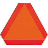 Slow Moving Vehicle Signs, Vinyl, 16" W x 16" H SC154 | Brunswick Fyr & Safety