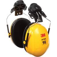 Peltor Optime 98 Series Earmuffs, Cap Mount, 23 NRR dB Brunswick Fyr & Safety