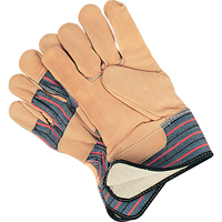 Abrasion-Resistant Winter-Lined Fitters Gloves, Large, Grain Cowhide Palm, Cotton Fleece Inner Lining SD605 | Brunswick Fyr & Safety