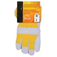 Gants d'ajusteur doubl&eacute;s pour l'hiver, Grand, Paume en Cuir de vache refendu, Doublure en Boa Brunswick Fyr & Safety