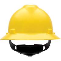 V-Gard&reg; Full Brim Hardhat, Meets CSA Type 1, Ratchet Suspension, Non-Vented Brunswick Fyr & Safety