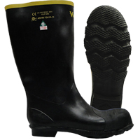 Handyman Boots, Natural Rubber, Steel Toe, Puncture Resistant Sole, Size 8 SDL893 | Brunswick Fyr & Safety