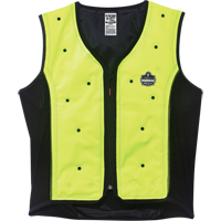 Chill-Its&reg; 6685 Dry Evaporative Cooling Vests, Medium, High Visibility Lime-Yellow Brunswick Fyr & Safety