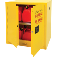 Armoire pour produits inflammables, 22 gal., 2 Porte(s), 35" La x 35" h x 22" p Brunswick Fyr & Safety