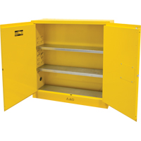 Armoire pour produits inflammables, 24 gal., 2 Porte(s), 43" La x 44" h x 12" p Brunswick Fyr & Safety
