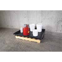 Plateaux Ultra-Utility Trays, 36" lo x 36" la x 4,75" h, Cap. de d&eacute;versement 27 gal. US Brunswick Fyr & Safety