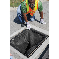 Square Ultra-Drain Guard&reg; Catch Basin Insert with Overflow Port, Oil & Sediment, 16" - 28" L x 20" - 36" W Brunswick Fyr & Safety