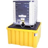 Ultra-IBC Spill Pallet&reg; with Drain, 400 US gal. Spill Capacity, 58.75" x 58.75" x 33" Brunswick Fyr & Safety