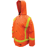 V&ecirc;tements imperm&eacute;ables en PVC ignifuges Open Road , Petit, Orange Brunswick Fyr & Safety