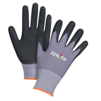 ZX-1 Premium Touchscreen Compatible Gloves, 7/Small, Nitrile/Foam Nitrile Coating, 15 Gauge, Nylon Shell Brunswick Fyr & Safety