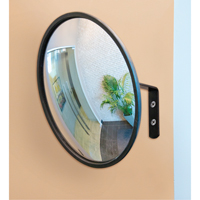 Convex Mirror with Bracket, Indoor/Outdoor, 36" Diameter SDP509 | Brunswick Fyr & Safety