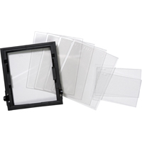 Jeu de plaques de s&eacute;curit&eacute; transparentes Insight Brunswick Fyr & Safety