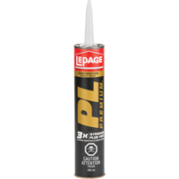 Adh&eacute;sif PL Premium de LePage, 825 ml, Cartouche Brunswick Fyr & Safety