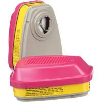 Cartouches pour respirateur s&eacute;rie 6000, Cartouche gaz/vapeur, Vapeurs organiques/Gaz acides/P100 Brunswick Fyr & Safety