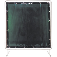 Écran et cadre pour soudage, 2 Panneaux, Vert, 5' x 3' SF005 | Brunswick Fyr & Safety