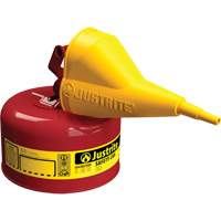 Bidons s&eacute;curitaires, Type I, Acier, 1 gal. US, Rouge, Homologu&eacute; FM/List&eacute; UL/ULC Brunswick Fyr & Safety