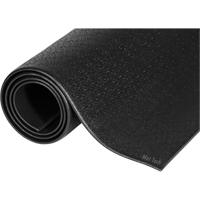 Tapis Comfort-King, Lisse, 3' x 4' x 3/8", Noir, &eacute;ponge Brunswick Fyr & Safety