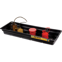 EcoPolyBlend Spill Tray, 46" L x 16" W x 5.5" H, 12 gal. Spill Capacity Brunswick Fyr & Safety