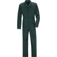 Coveralls, Men's, Green, Size 36 SEE219 | Brunswick Fyr & Safety