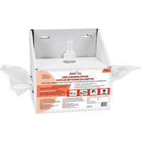 Disposable Lens Cleaning Station, Cardboard, 8" L x 4" D x 8" H SEE380 | Brunswick Fyr & Safety