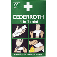 Cederroth 4-in-1 Bloodstopper, 5" L x 3" W Brunswick Fyr & Safety
