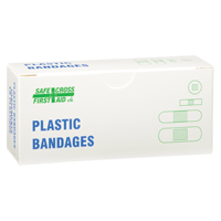 Bandages, Assorted, Plastic, Sterile SEE677 | Brunswick Fyr & Safety