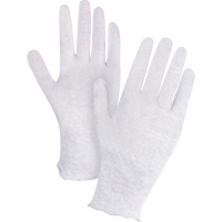Lightweight Inspection Gloves, Poly/Cotton, Unhemmed Cuff, Ladies SEE783 | Brunswick Fyr & Safety