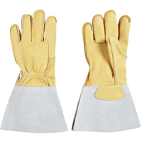 Welding Gloves, Grain Cowhide, Size Small Brunswick Fyr & Safety