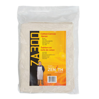 Apron, Cotton, 36" L x 29" W, Natural Brunswick Fyr & Safety