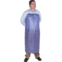 Lightweight Apron, Vinyl, 45" L x 36" W, Blue Brunswick Fyr & Safety