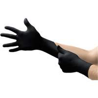 MidKnight&reg; Exam Gloves, X-Large, Nitrile, 4.7-mil, Powder-Free, Black, Class 2 Brunswick Fyr & Safety