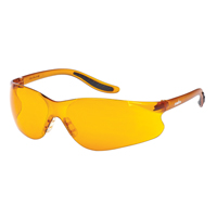 Z500 Series Safety Glasses, Orange Lens, Anti-Scratch, ANSI Z87+/Meets/Exceeds CSA Z94.3 Brunswick Fyr & Safety