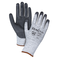 Gants &eacute;lastiques sans coutures r&eacute;sistants &agrave; la coupe, Taille Grand/9, Calibre 13, Rev&ecirc;tement Polyur&eacute;thane, Enveloppe en PEHP, ANSI/ISEA 105 niveau 4/EN 388 niveau 5 Brunswick Fyr & Safety