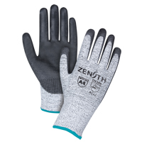 Gants &eacute;lastiques sans coutures r&eacute;sistants &agrave; la coupe, Taille T-Grand/10, Calibre 13, Rev&ecirc;tement Polyur&eacute;thane, Enveloppe en PEHP, ANSI/ISEA 105 niveau 4/EN 388 niveau 5 Brunswick Fyr & Safety