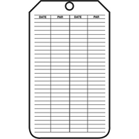 Inspection Tags, Cardstock, 3-1/8" W x 5-7/8" H, French Brunswick Fyr & Safety