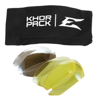 Khor Safety Glasses Replacement Lenses, Anti-Fog/Anti-Scratch, Clear, Khor Brunswick Fyr & Safety