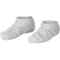Couvre-chaussures Kleenguard A40, Moyen, Vinyle, Blanc Brunswick Fyr & Safety