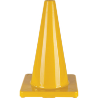 Coloured Traffic Cone, 18", Yellow SEH137 | Brunswick Fyr & Safety