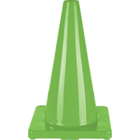 Coloured Traffic Cone, 18", Green SEH139 | Brunswick Fyr & Safety