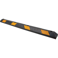 Parking Curb, Rubber, 6' L, Black/Yellow SEH141 | Brunswick Fyr & Safety