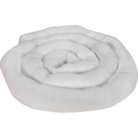 Remblais tubulaire absorbant, Huile seulement, Absorption 45 gal., 3" la x 10' lo, Pqt de 10 Brunswick Fyr & Safety