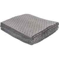 Premium Bonded Sorbent Pads, Universal, 15" x 17", 8 gal. Absorbancy Brunswick Fyr & Safety