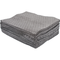 Feuilles absorbantes li&eacute;es de premi&egrave;re qualit&eacute;, Universel, 15" x 17", 15 gal. d'absorption Brunswick Fyr & Safety