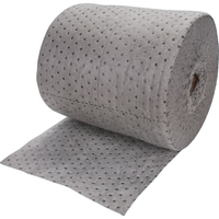 Rouleaux absorbants li&eacute;s de premi&egrave;re qualit&eacute;, Poids moyen, 150' lo x 15" la, Absorption 20 gal. Brunswick Fyr & Safety