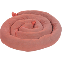 Sorbents Socks, Hazmat, 50 gal. Absorbancy, 3" W x 8' L, Pack of 15 Brunswick Fyr & Safety