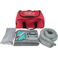 Trousse de lutte contre les d&eacute;versements pour v&eacute;hicules, Universel, Sac, Absorbance de 10 gal. US Brunswick Fyr & Safety
