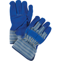 Premium Quality Fitters Gloves with Kevlar&reg; Stitching, Large, Split Cowhide Palm, Cotton Inner Lining Brunswick Fyr & Safety