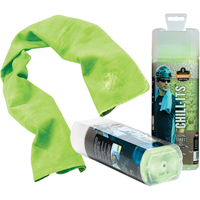 Chill-Its<sup>®</sup> 6602 Cooling Towels, Hi-Vis Lime SEI753 | Brunswick Fyr & Safety