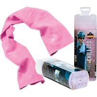Chill-Its<sup>®</sup> 6602 Cooling Towels, Pink SEI755 | Brunswick Fyr & Safety