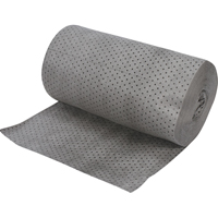 Rouleaux absorbants en fibres fines de calibre industriel, Lourd, 150' lo x 30" la, Absorption 70 gal. Brunswick Fyr & Safety